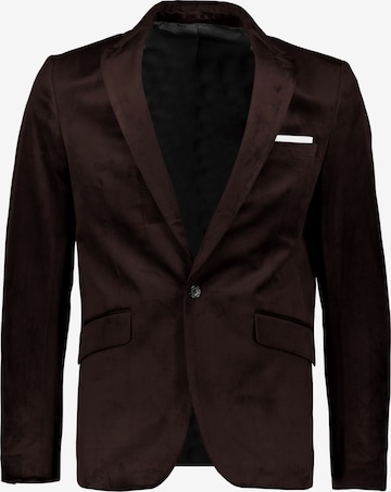 Lindbergh - Chaqueta tipo saco para negocios en marrón: frente