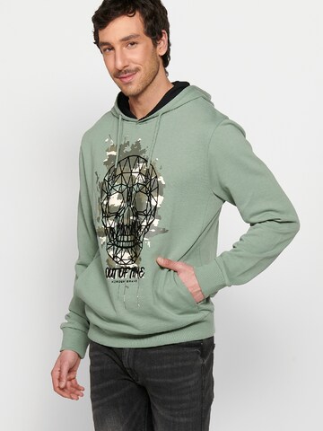 Sweat-shirt KOROSHI en vert