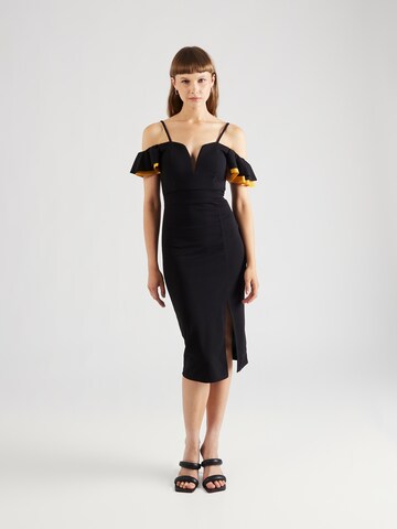 WAL G. Dress 'SIMAH' in Black: front