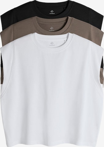 T-shirt The Set en vert : devant