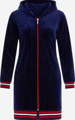 Vivisence Morgenmantel '5018' in Blau: Vorderseite