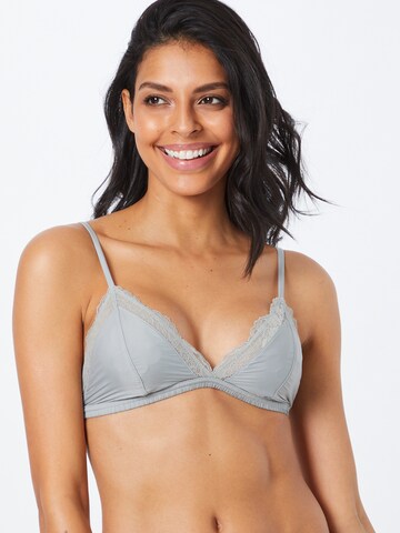 ETAM Triangle Bra in Grey: front