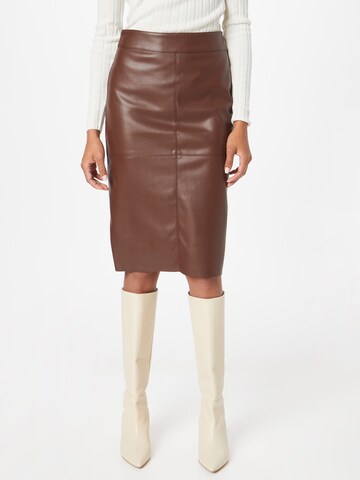 Jupe Dorothy Perkins en marron : devant