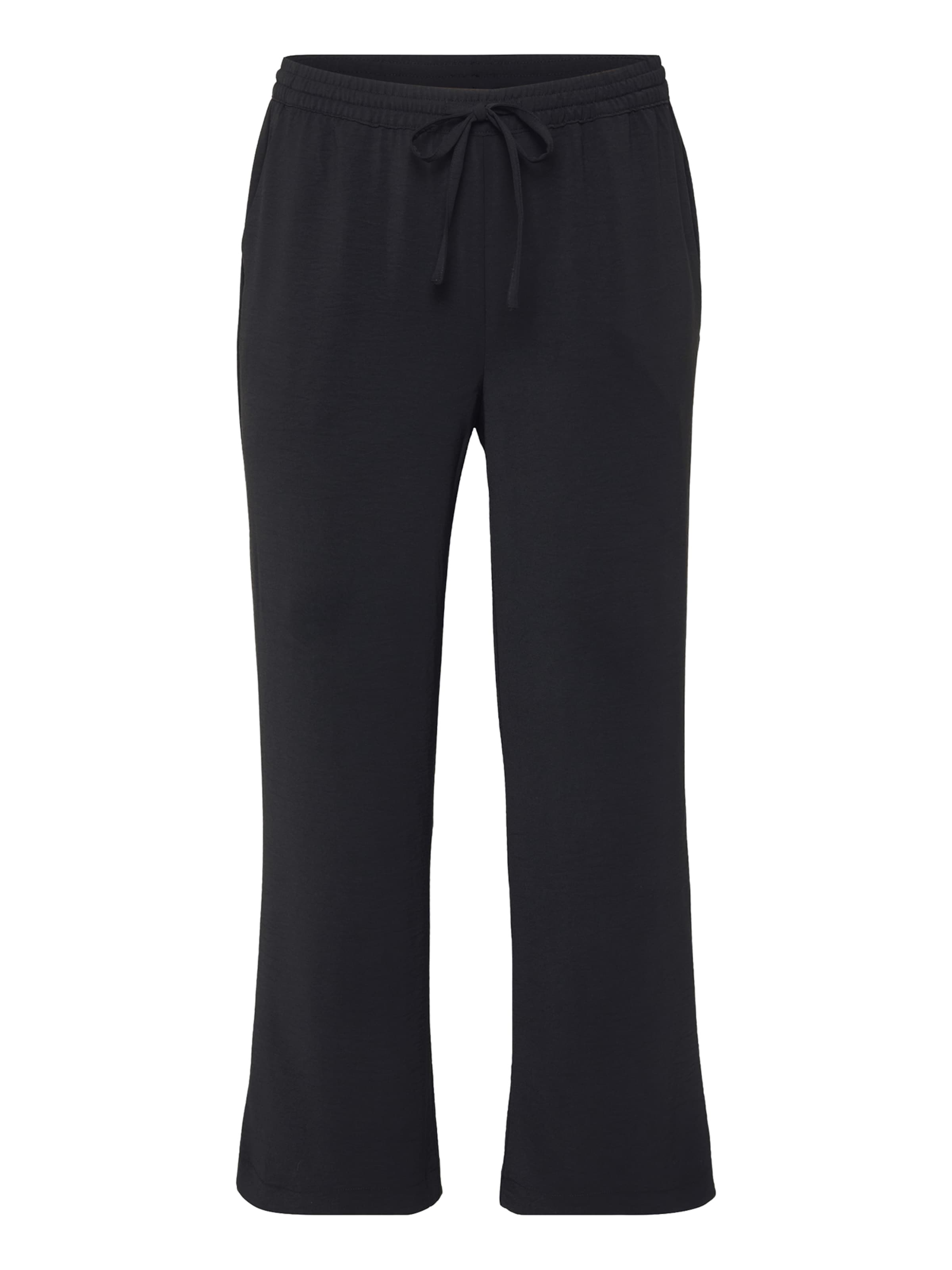 Vero Moda Curve Regular Broek &#x27;VMCESME&#x27; in Zwart: voorkant