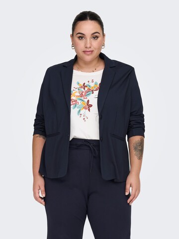 ONLY Carmakoma Blazer 'Goldtrash' in Blue: front