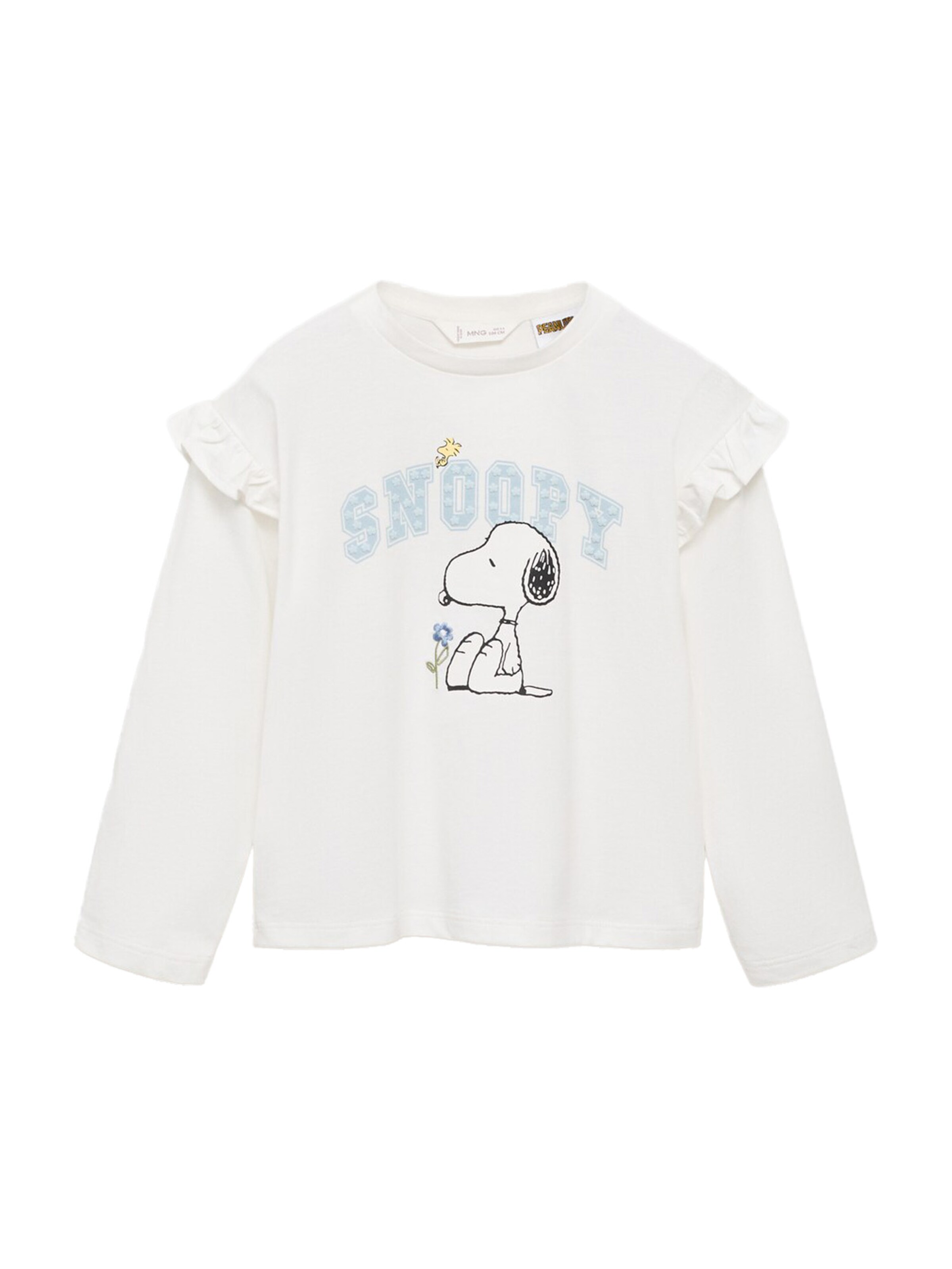 MANGO KIDS Bluser & t-shirts 'SYFLOR' i hvid: forside