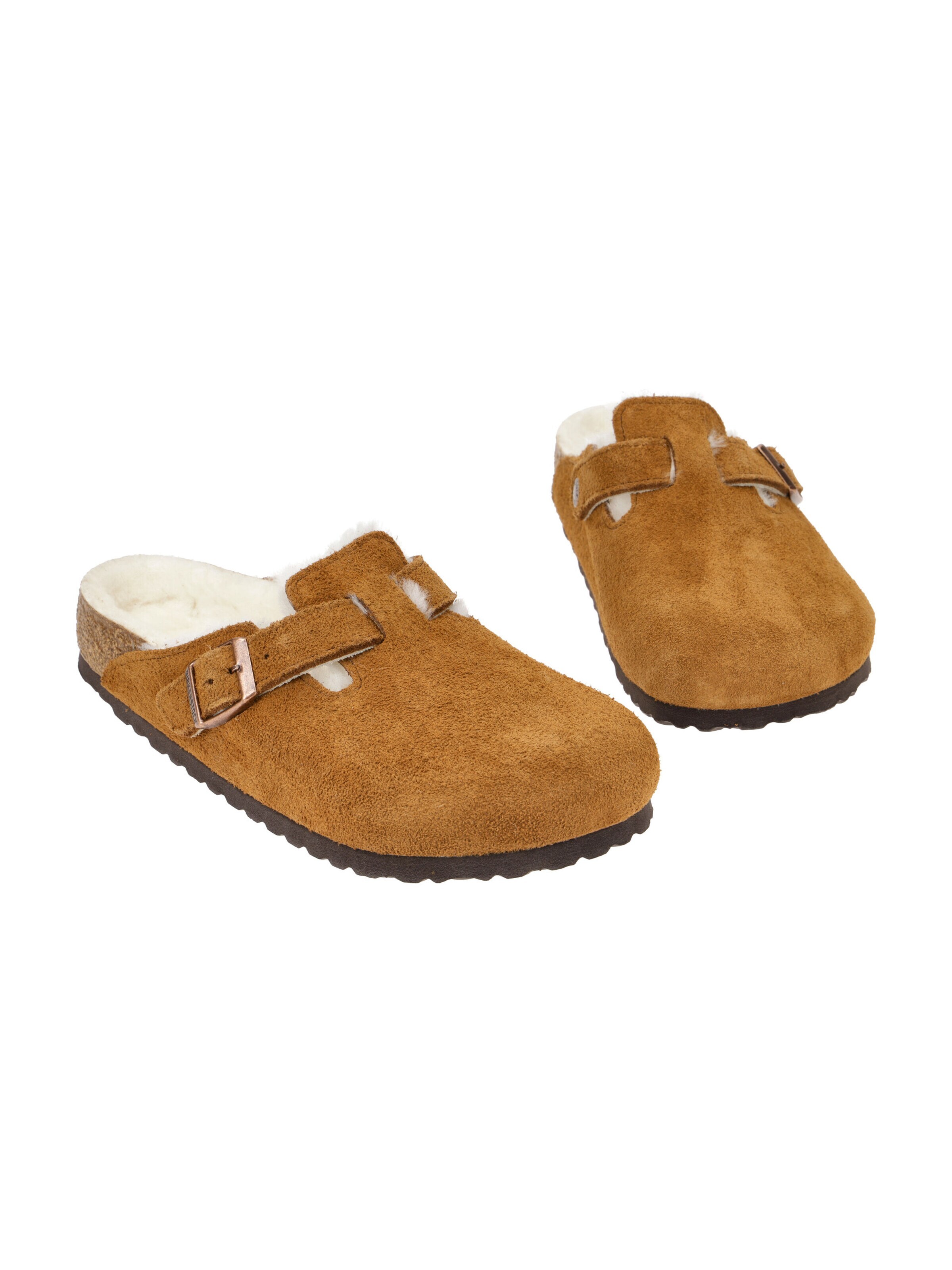 BIRKENSTOCK Mules 'Boston Shearling' in Brown