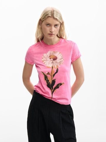 Desigual - Camisa em rosa: frente