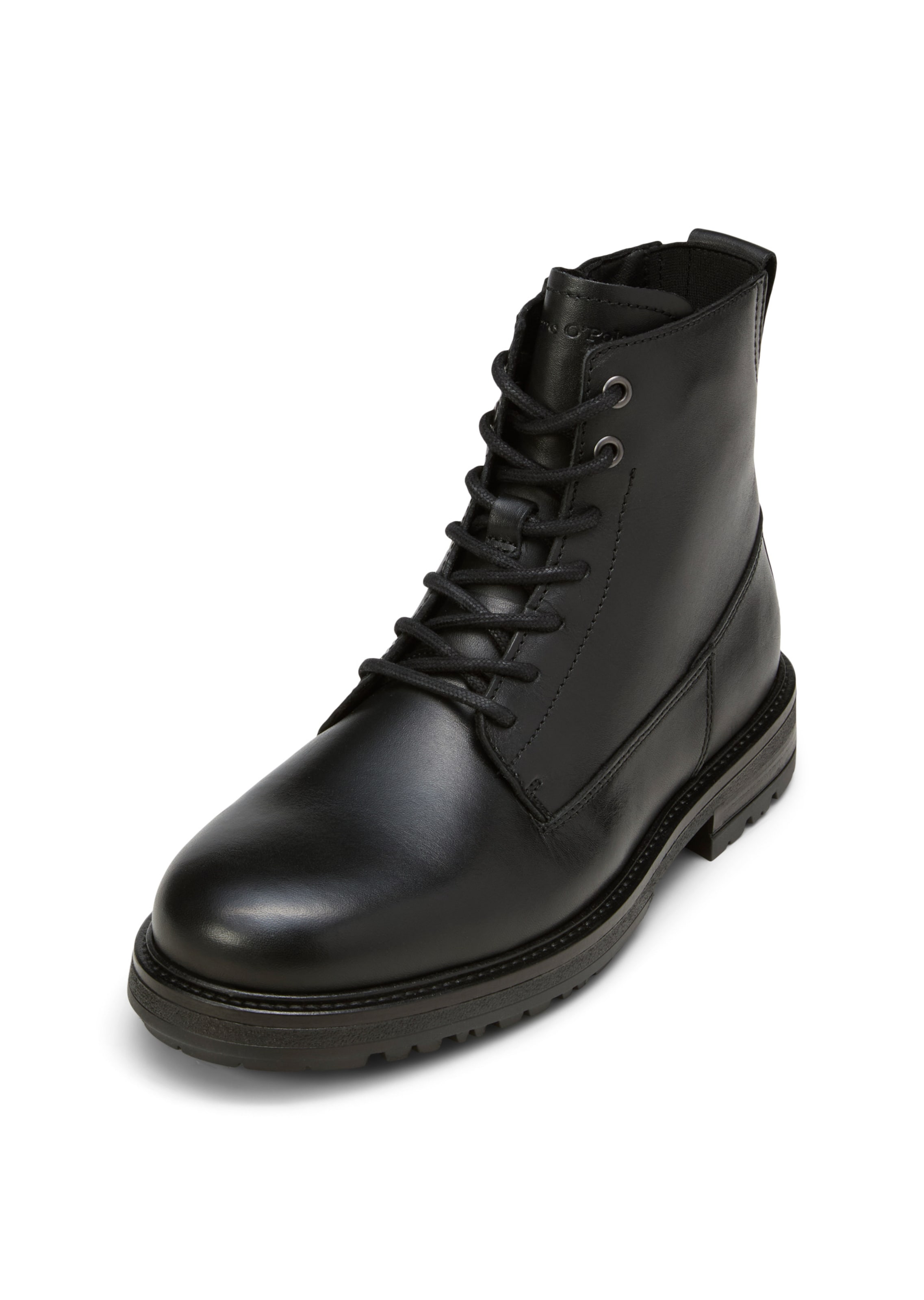 Marc O'Polo Schnürstiefel in Schwarz: Vorderseite