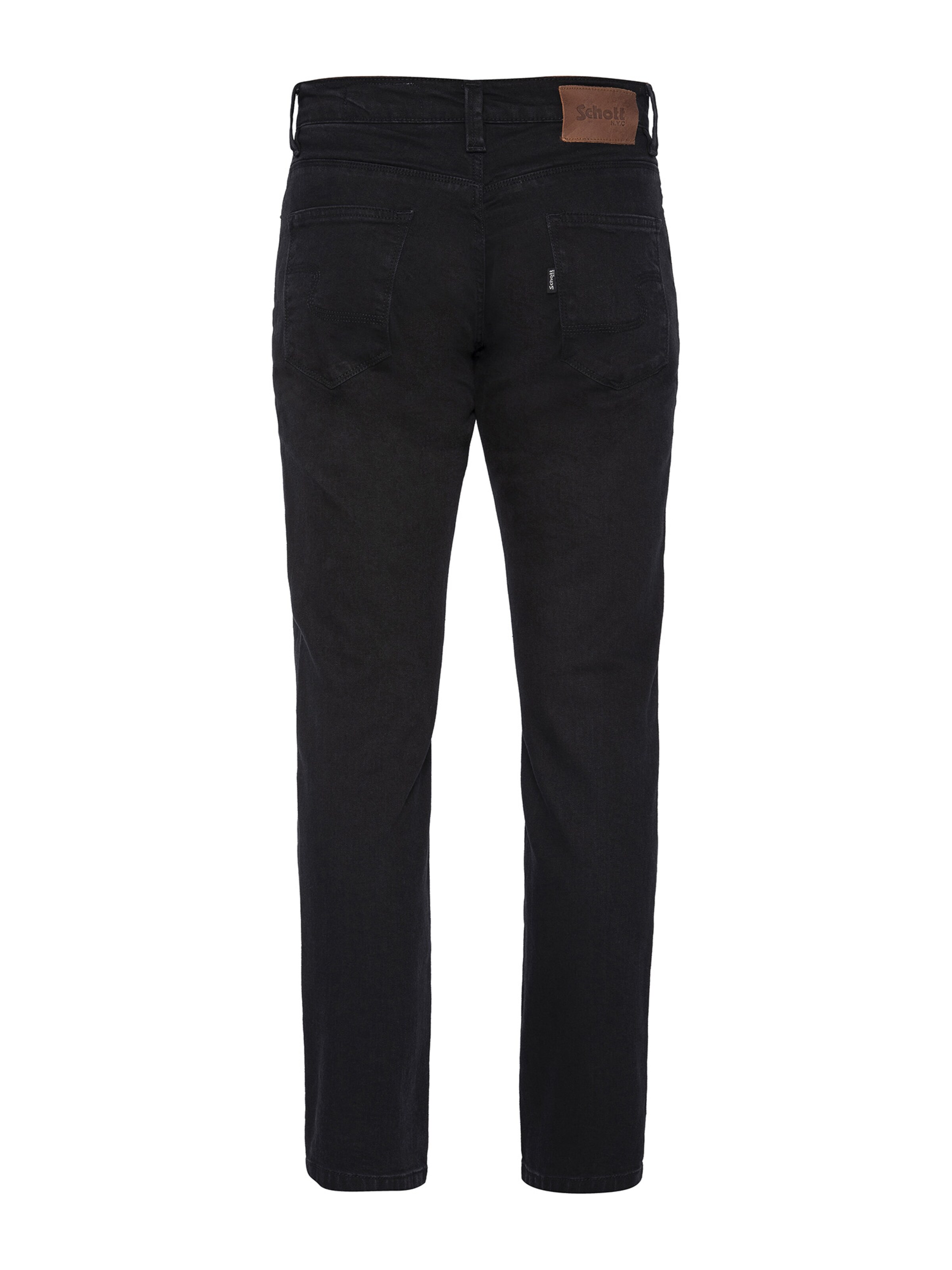 Coupe slim Jean Schott NYC en noir