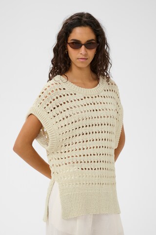 SOAKED IN LUXURY Pullover 'SLDiaz' in Weiß: Vorderseite