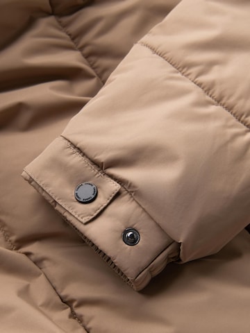 Ombre Winterjas in Beige