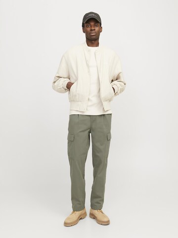 JACK & JONES Loosefit Cargobukser i grøn