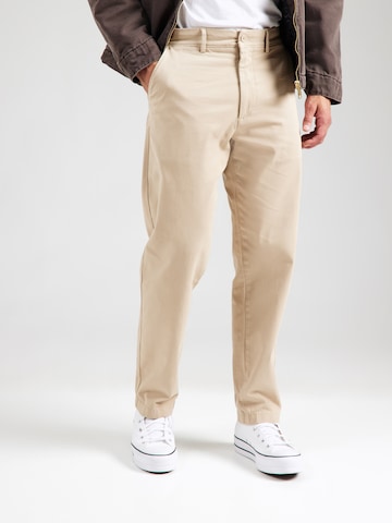 Pepe Jeans regular Παντελόνι τσίνο σε μπεζ: μπροστά
