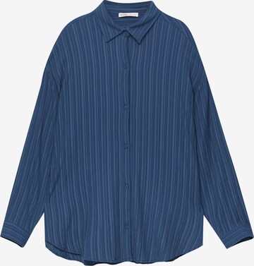 Pull&Bear Blouse in Blauw: voorkant