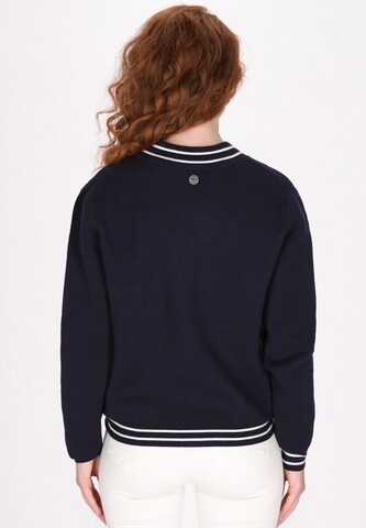 Cardigan DreiMaster Maritim en bleu