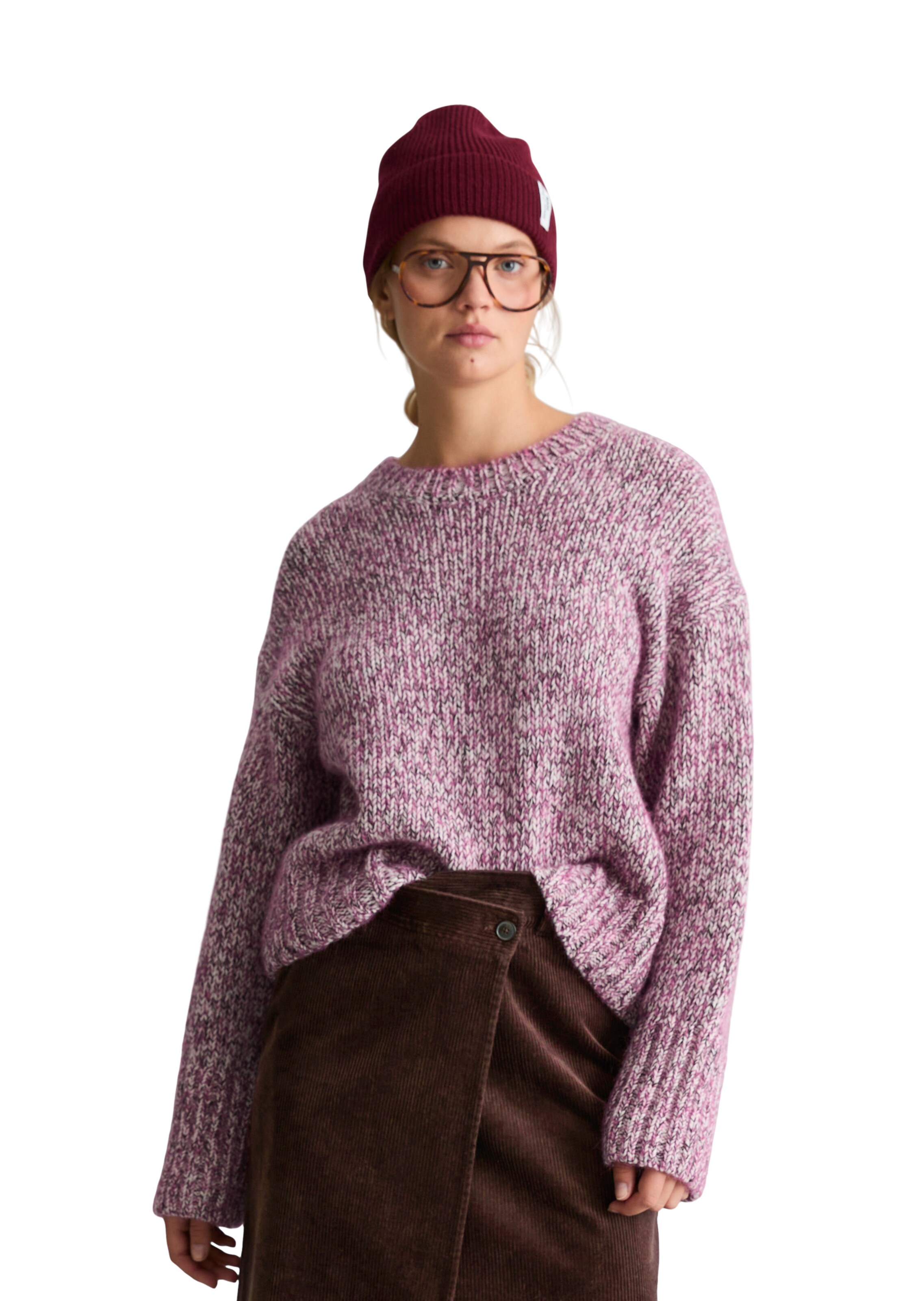 Marc O'Polo DENIM Sweater in Pink: front