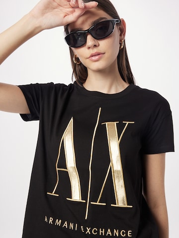 ARMANI EXCHANGE Koszulka w kolorze czarny