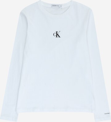 Calvin Klein Jeans Футболка в Белый: спереди