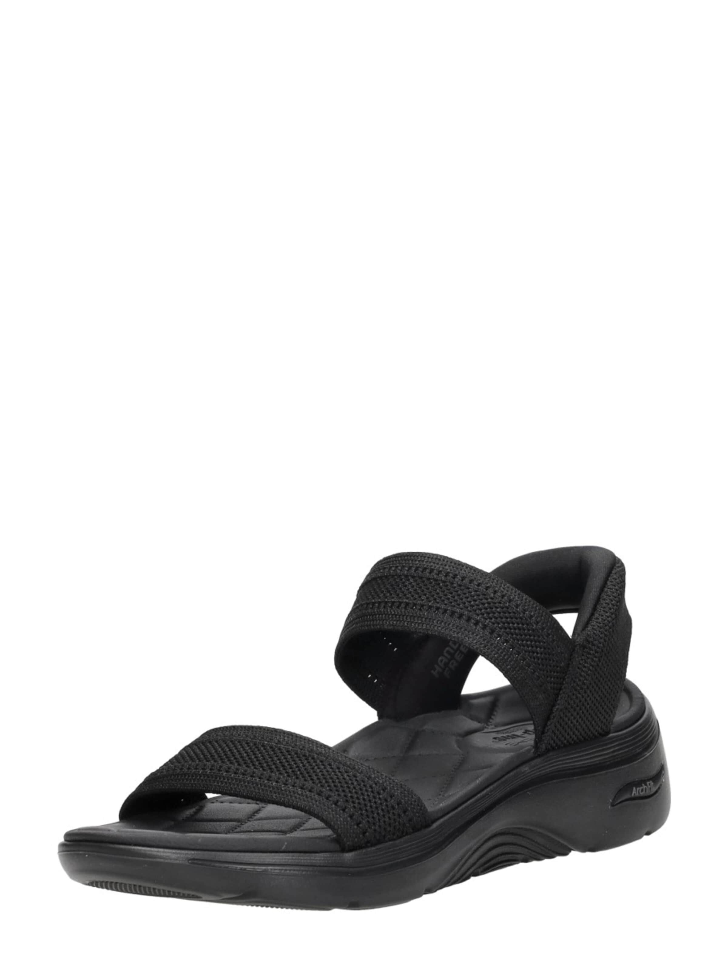 SKECHERS Sandaal 'Slip-Ins: Go walk Arch Fit 2.0' in Zwart