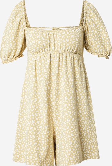 Salopeta Miss Selfridge pe galben pastel / alb, Vizualizare produs