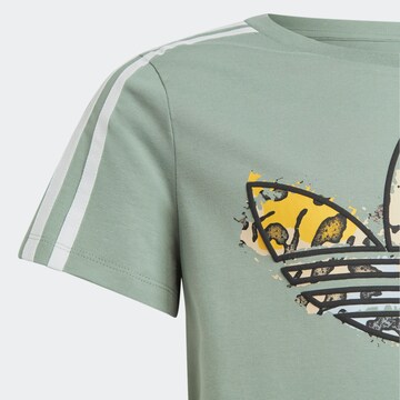 ADIDAS ORIGINALS Šaty 'Animal Print' – zelená