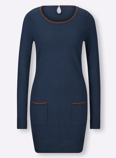 heine Pull-over en bleu foncé, Vue avec produit