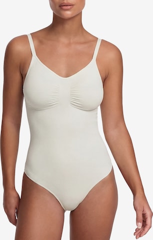 cfab by creamy fabrics Shapingbody 'Sculpting Shapewear mit String' in Grijs: voorkant