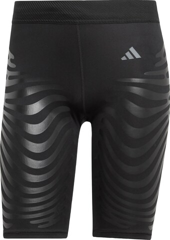 ADIDAS PERFORMANCE Skinny Sportbroek 'Adizero' in Zwart