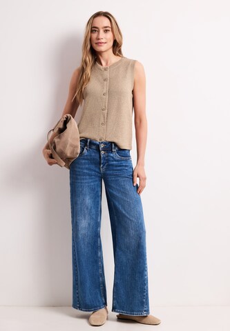 STREET ONE Strickweste in Beige