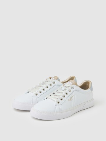 Pepe Jeans Sneaker 'Kenton Flag' in Weiß