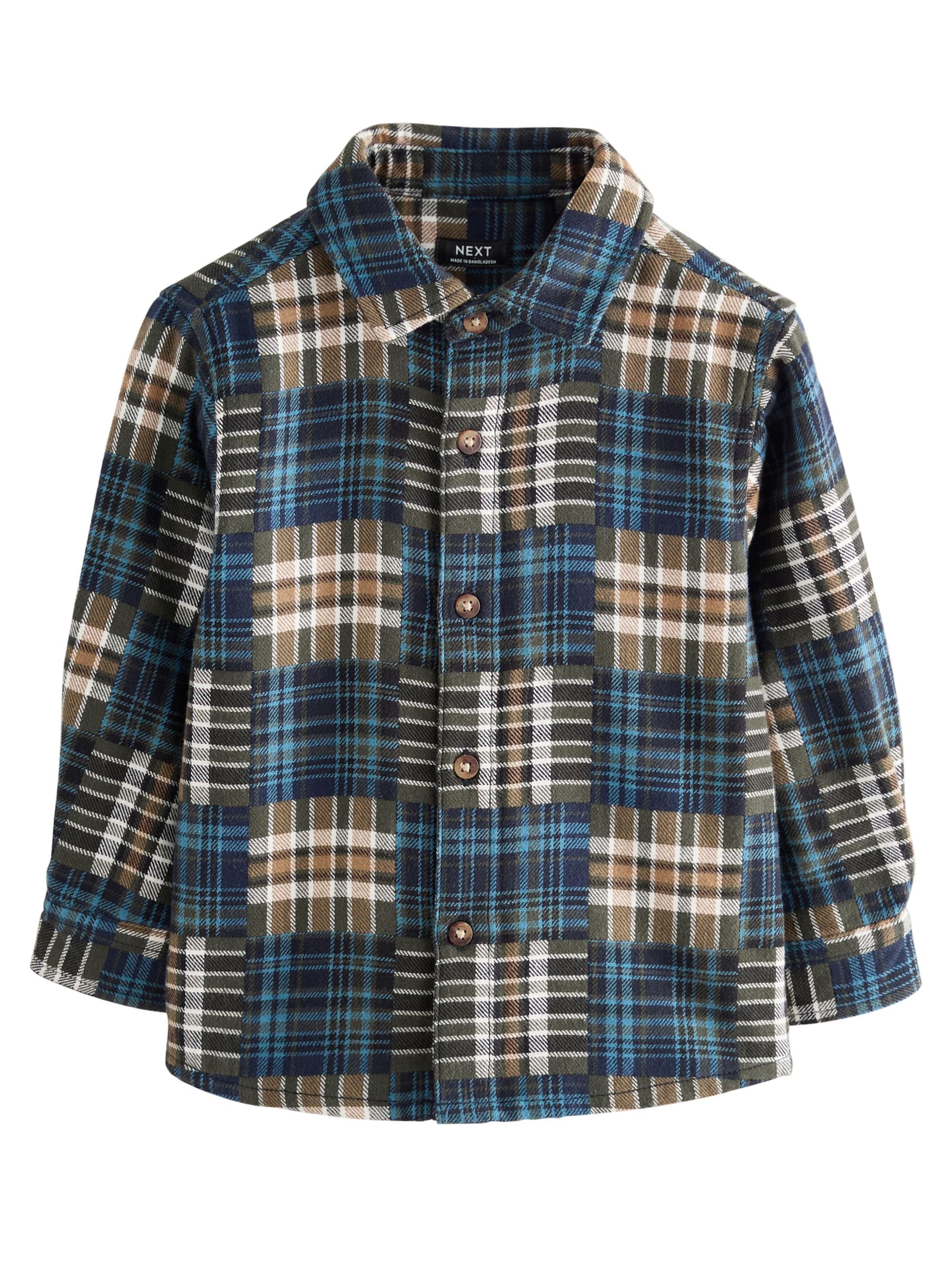 Next Regular fit Риза в синьо: отпред