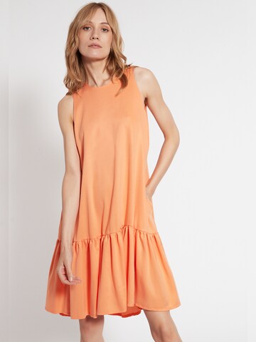 Ana Alcazar Dress 'Faesa' in Orange: front