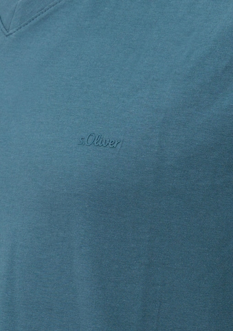 T-Shirt s.Oliver Men Big Sizes en bleu : devant