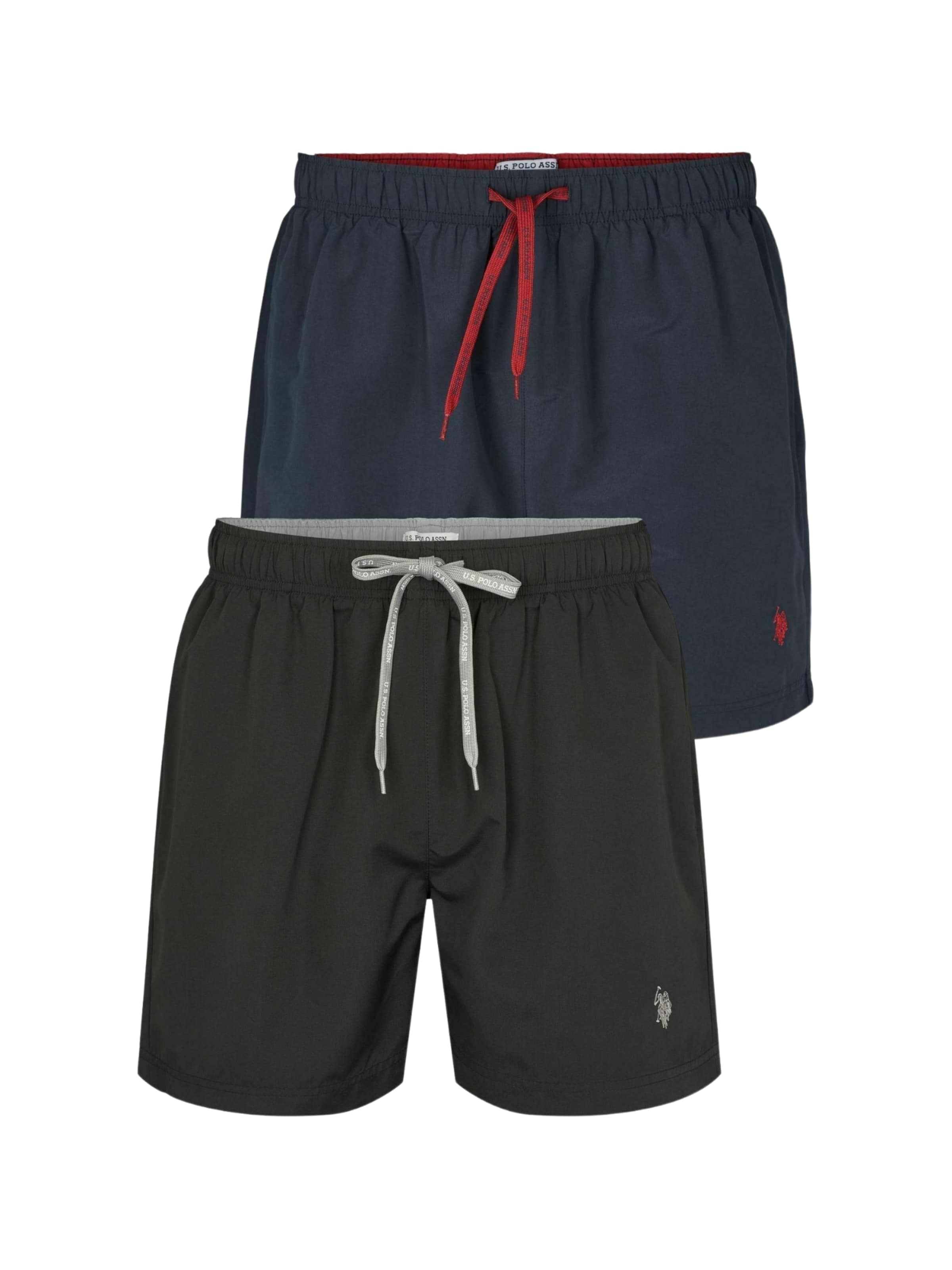 Shorts de bain ' Aza 2-Pack ' U.S. POLO ASSN. en bleu : devant