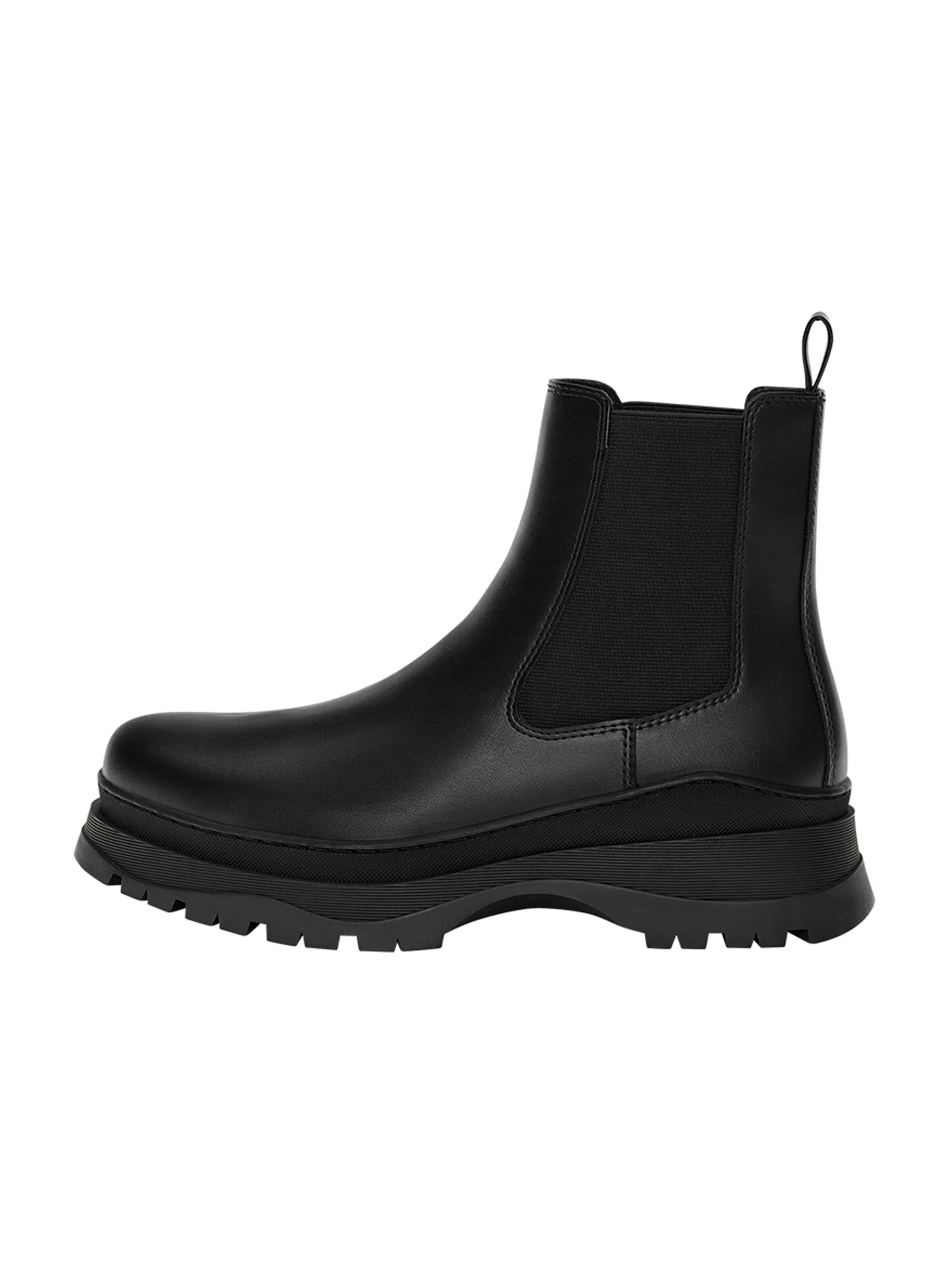 Pull&Bear Chelsea Boots i sort