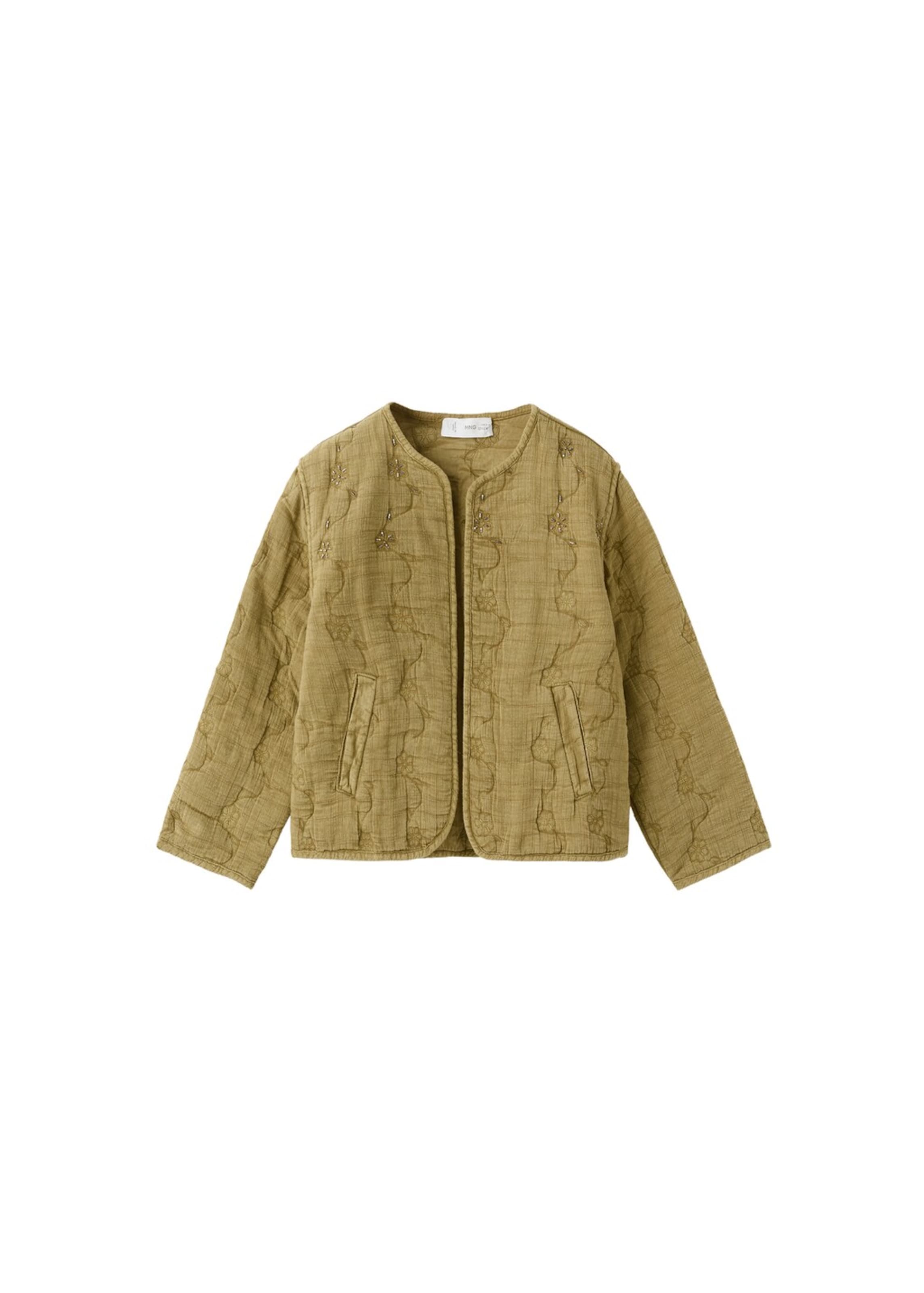 MANGO KIDS Between-Season Jacket 'Bitty' in Yellow: front