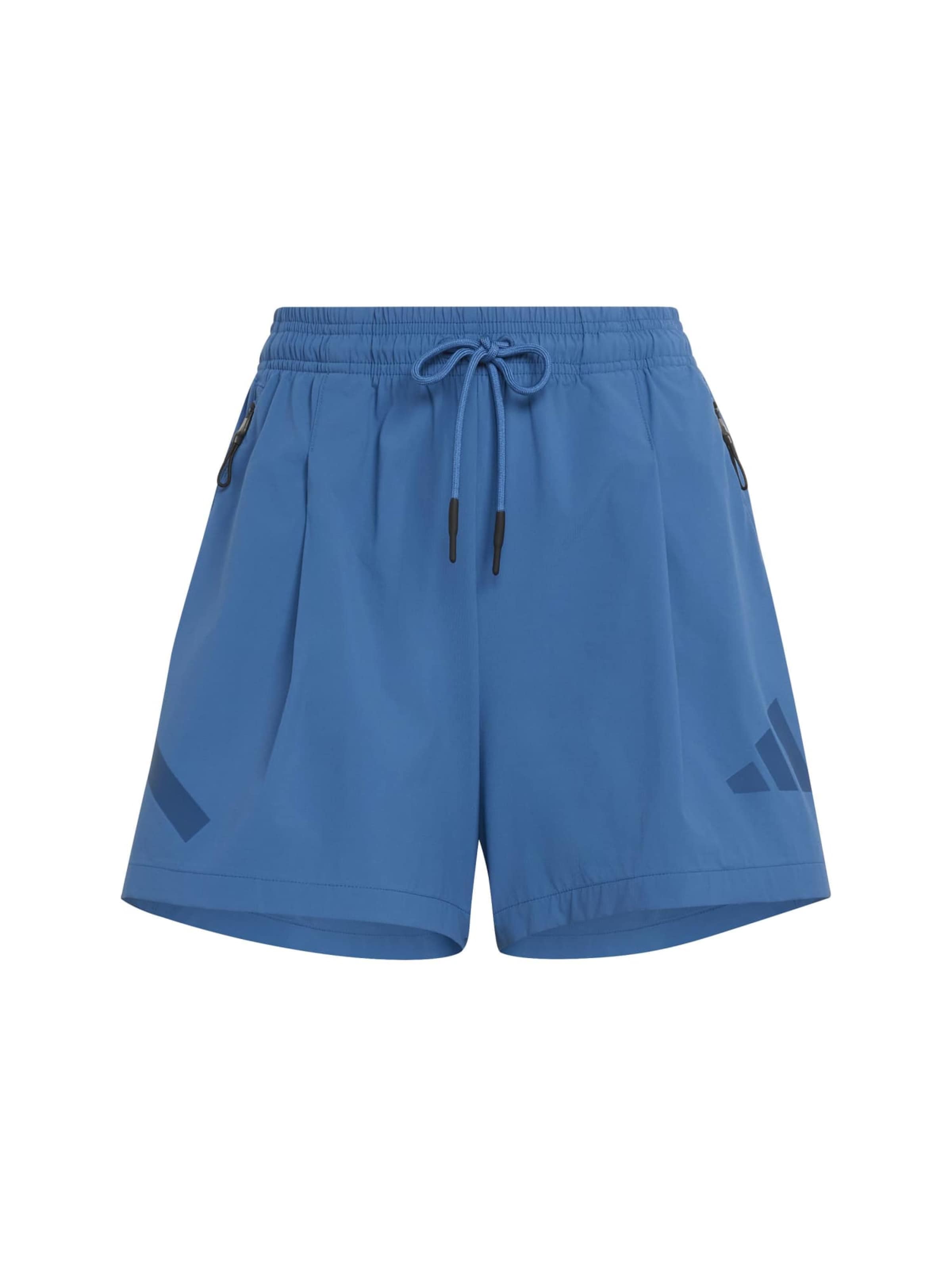 ADIDAS SPORTSWEAR Lużny krój Spodnie sportowe 'Z.N.E.' w kolorze niebieski: przód