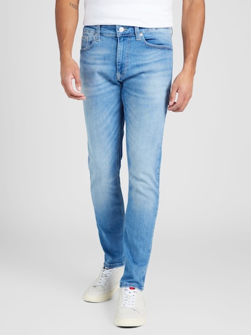 Tommy Jeans Slimfit Jeans 'AUSTIN SLIM TAPERED' in Blau: Vorderseite