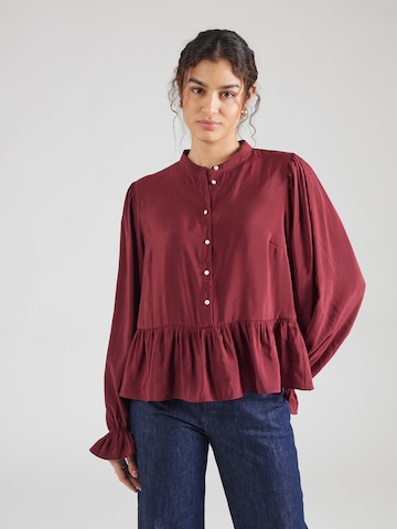 PIECES Blouse 'PCNessa' in Red: front