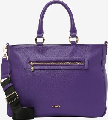 L.CREDI Handbag 'Lindsey' in Purple: front