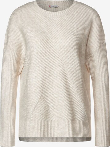 STREET ONE Sweater in Beige: front