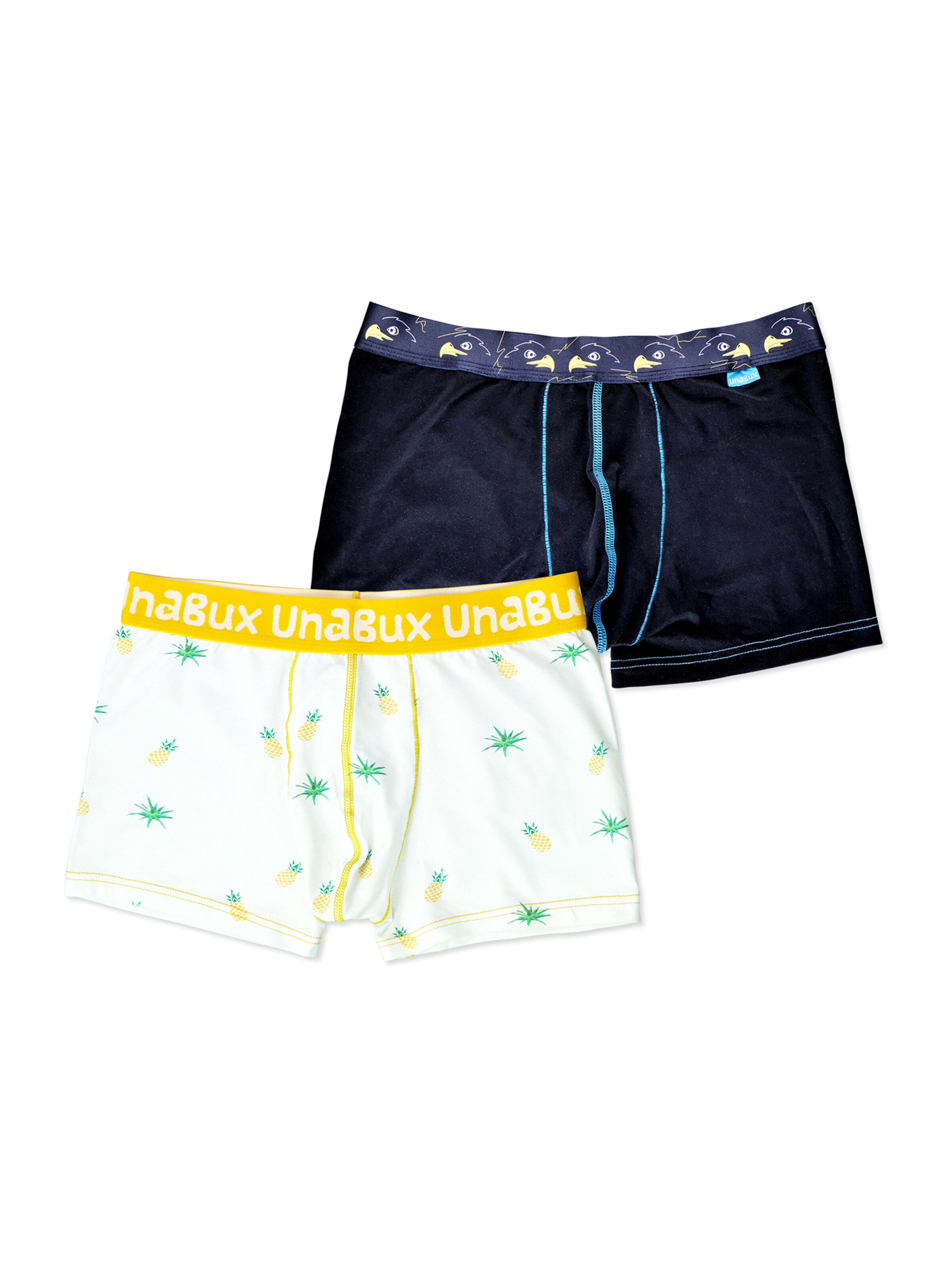 UNABUX Boxer shorts in Black: front