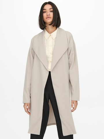 JDY Between-Seasons Coat in Beige: front