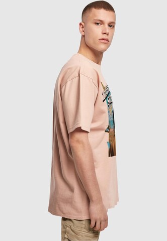 MT Upscale Футболка 'Days Before Summer' в Ярко-розовый