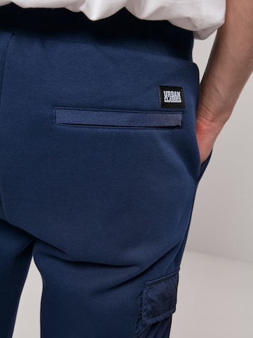 Urban Classics Regular Cargo Pants 'Commuter' in Blue