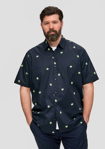 Coupe regular Chemise s.Oliver en bleu : devant