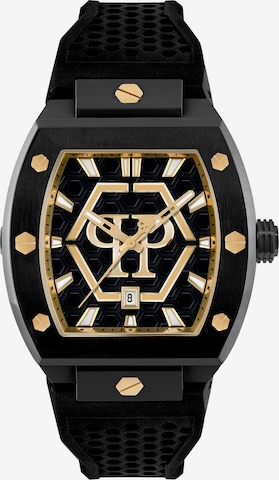 Philipp Plein Uhr in Schwarz: Vorderseite