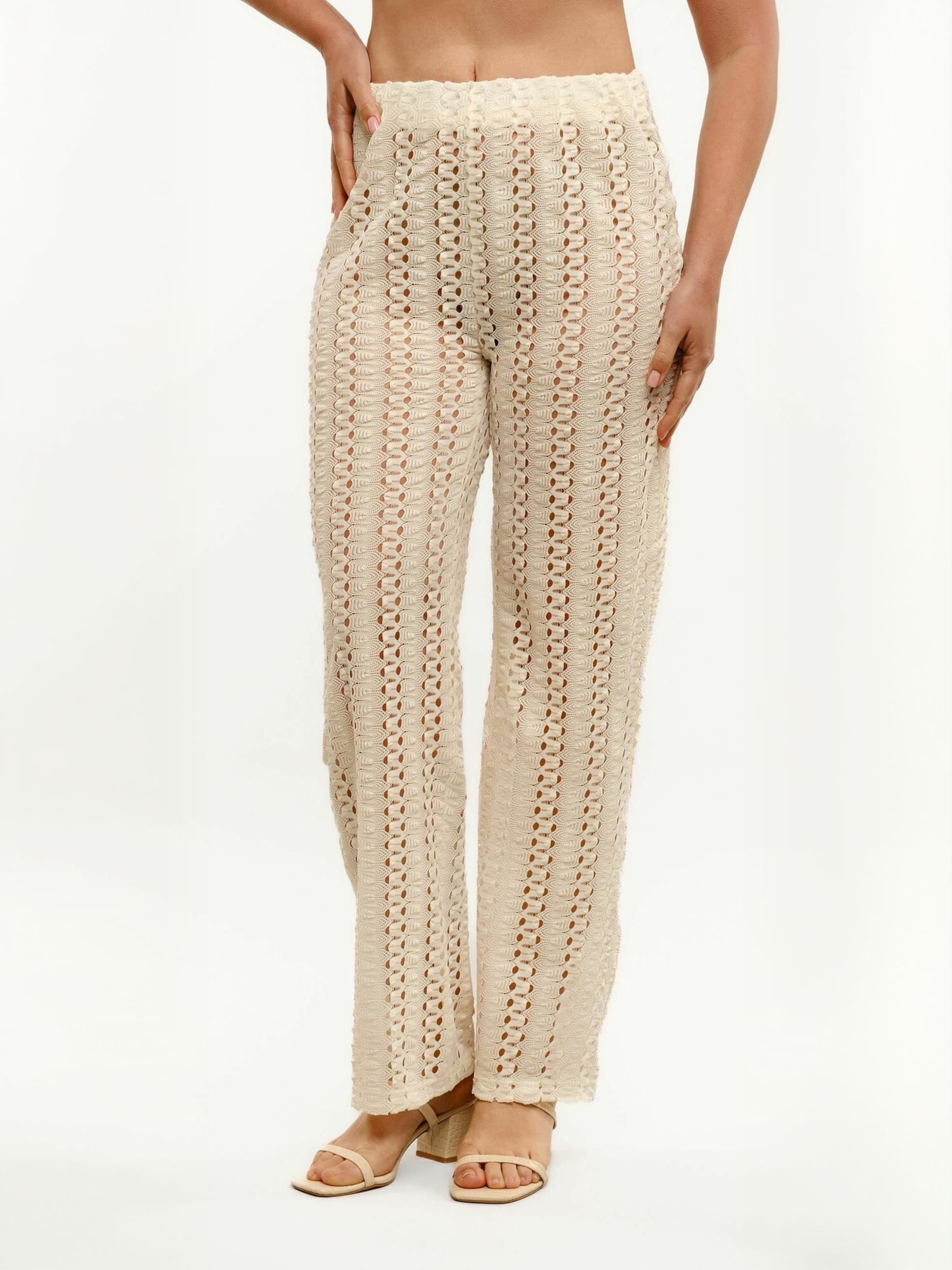 Regular Pantalon ' CROC ' Liberte Essentiel en blanc