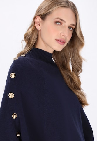 DreiMaster Klassik Cape in Blue